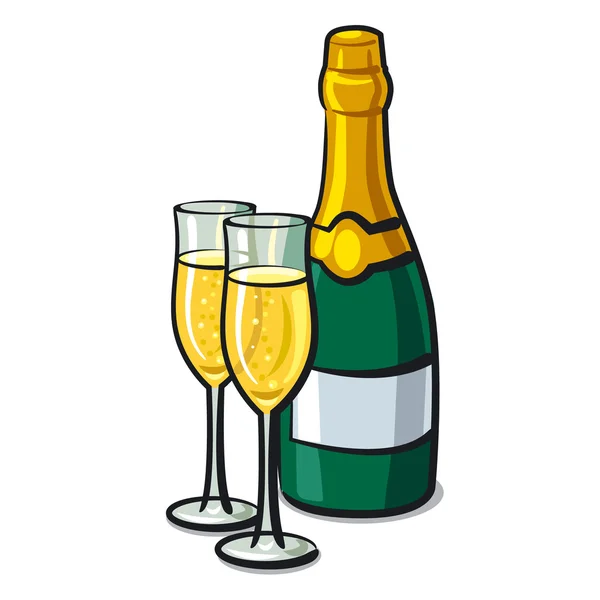 Champagne — Image vectorielle