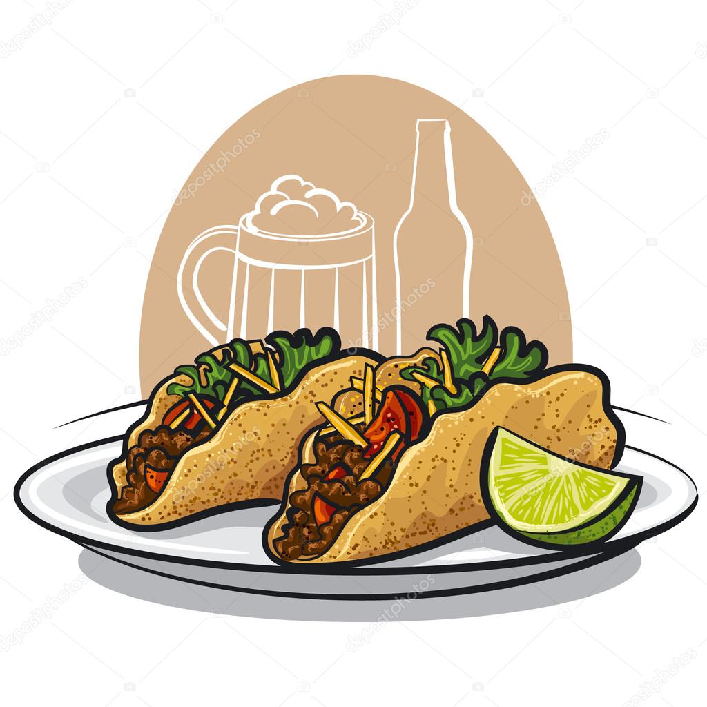 Tacos Stock Vector Image by ©olegtoka1967 #66327873 Tacos Stock Vector Image by ©olegtoka1967 #66327873