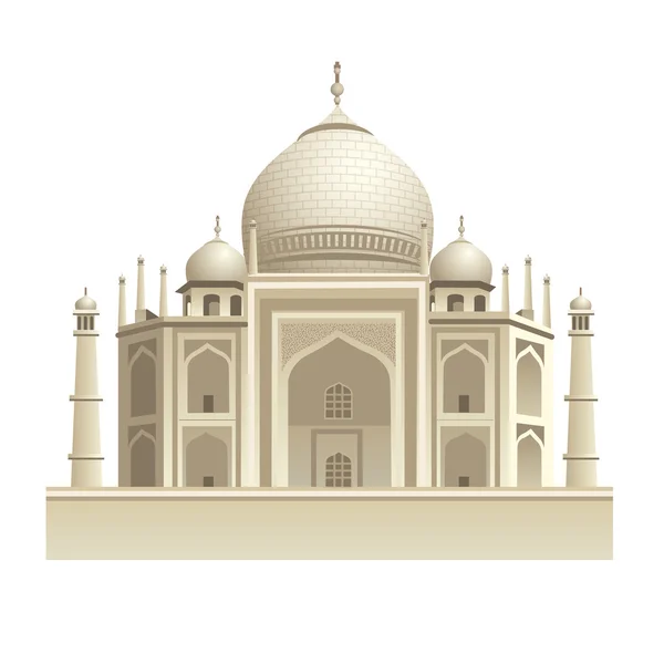 Taj mahal — Vector de stock