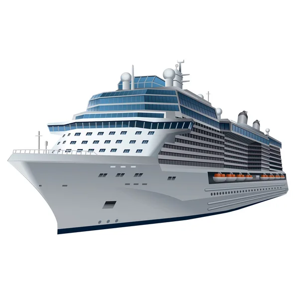 Cruise ship — Stock Vector