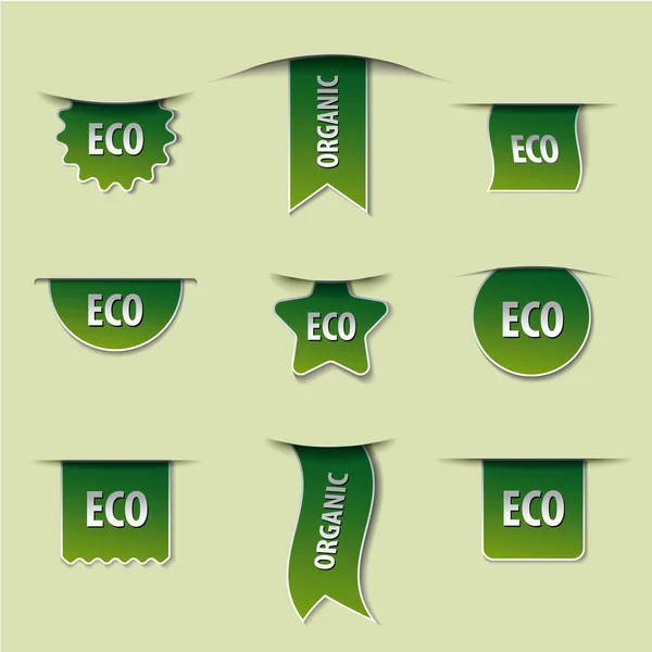 Eco banners — Stock Vector