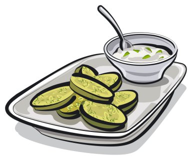 soslu Fırında kabak