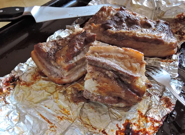 Baked pork — Stock Photo, Image