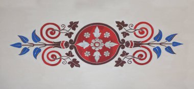 Dijital fresk, güzel süslemeli tavan desenleri