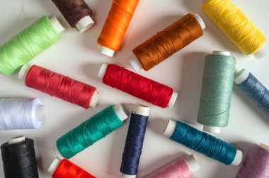 Elektrik mühendisliği çizimlerinde farklı elektrikli aletler. Üst Manzara. Boşluğu kopyala