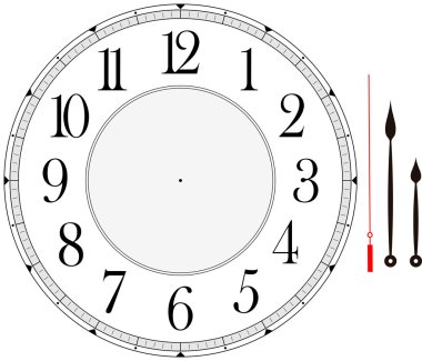 Download Clock Face Free Vector Eps Cdr Ai Svg Vector Illustration Graphic Art