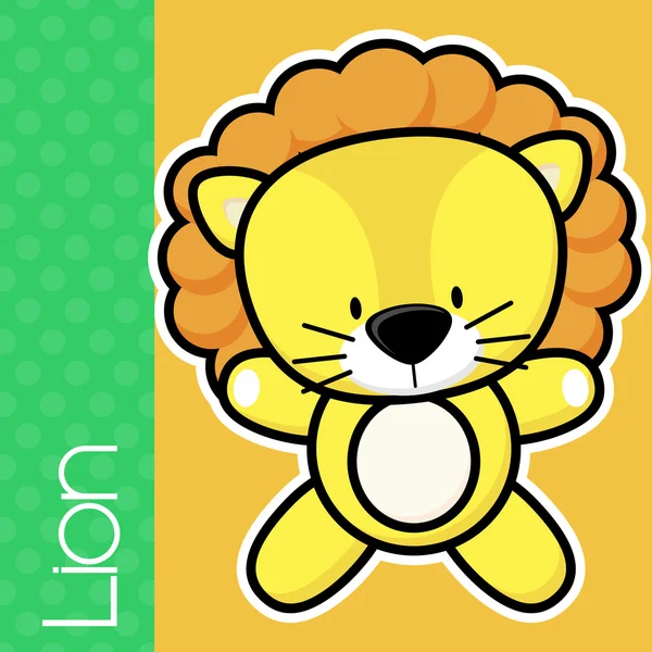 Baby лев — стоковий вектор