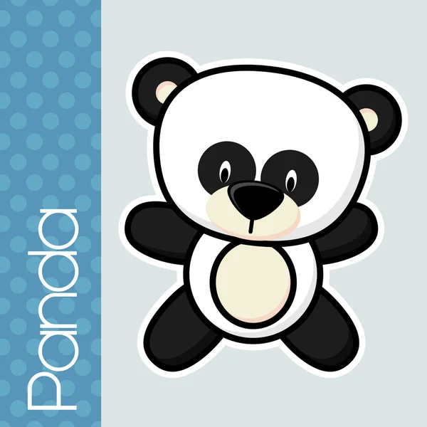 Bebek panda — Stok Vektör