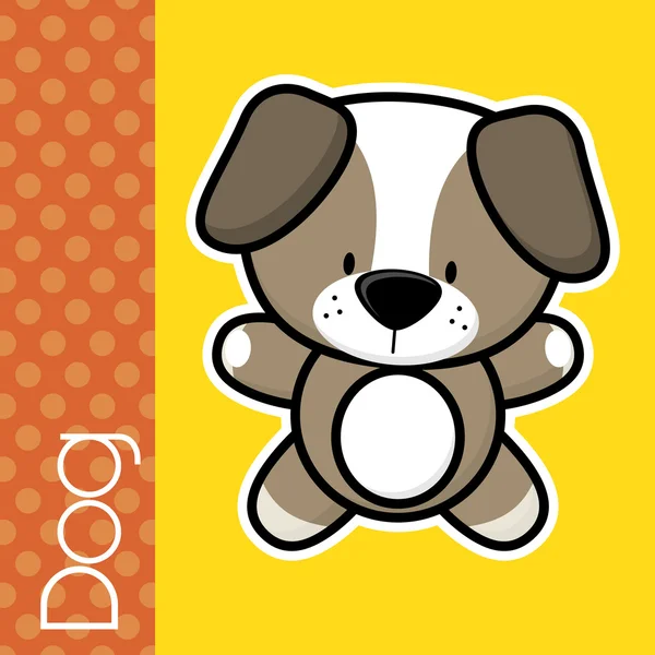 Baby dog — Vector de stoc