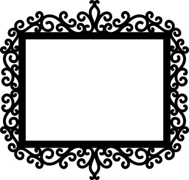 decorative frame silhouette
