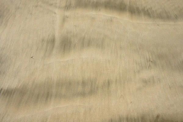 Der nasse Sand am Strand und der Wasserschaum. Hintergrund. — Stockfoto