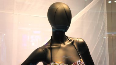 Mağaza vitrin mankeni. İnsan figürü. İnsan simülasyon 