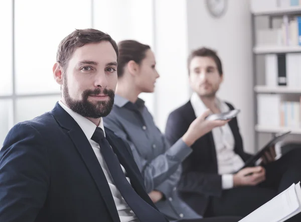 Business people having a meeting — Stock Photo, Image