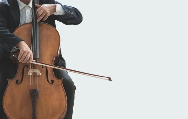 Профессиональный виолончелист — стоковое фото