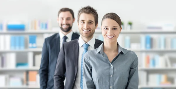 Business people standing in line — Stock Photo, Image