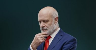 İş adamının harika bir fikri var.