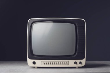 Tokmaklı klasik analog televizyon, klasik elektronik konsept