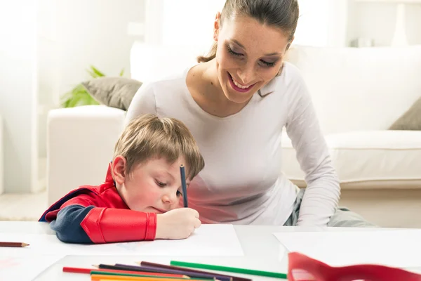 Playing and learning together — Stock Photo, Image