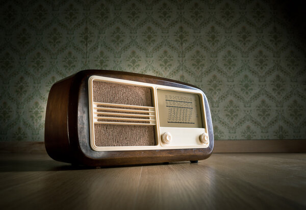 Old fashioned radio