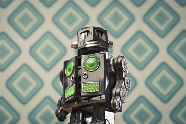 Robot vintage de juguete de lata — Foto de Stock