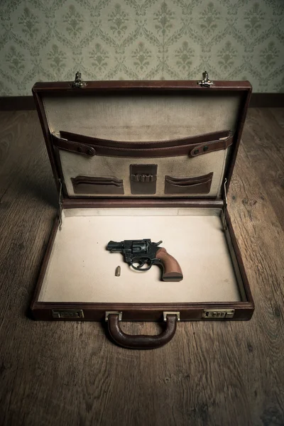 Criminal's briefcase — Stock Photo, Image