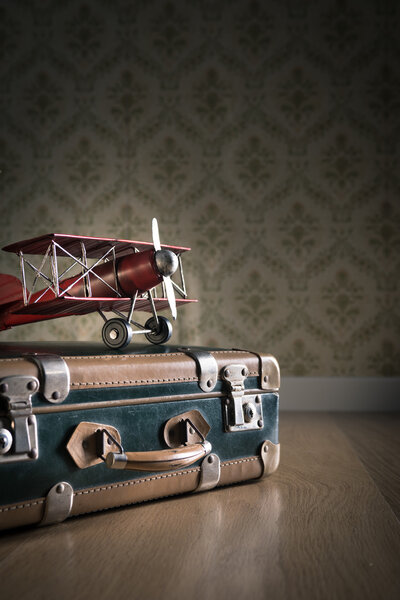 Adventurer packing for a long trip