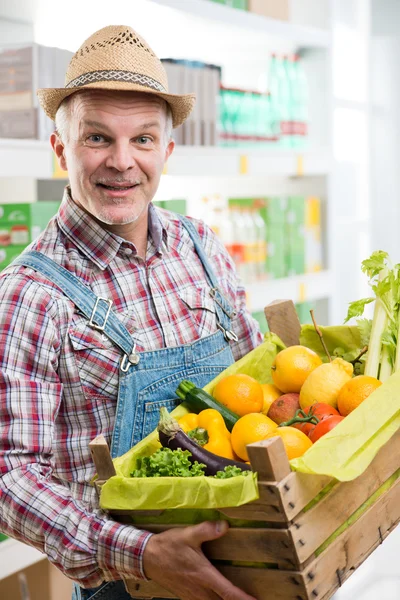 Farmer's verse oogst — Stockfoto