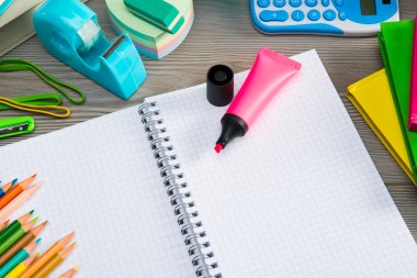 defter ile renkli ileti örneği