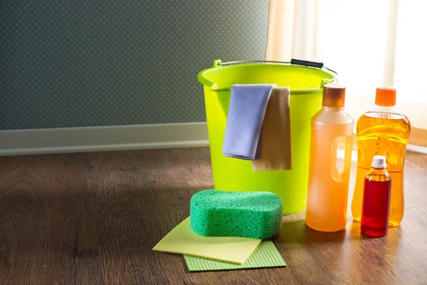 Wood cleaners and detergents — Stock Photo, Image