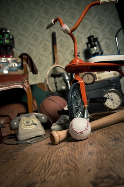 Group of vintage objects — Stock Photo, Image