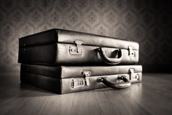 Leather briefcases — Stock Photo, Image