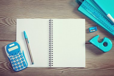 açık defter ile renkli ileti örneği