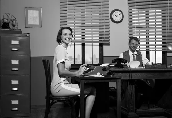 Director and secretary at work — Stock Photo, Image