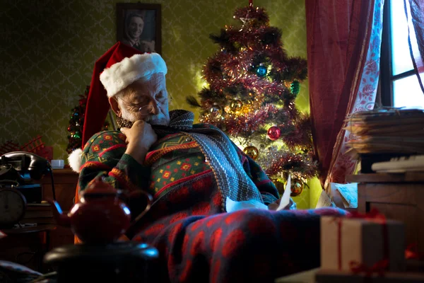 Santa Claus sleeping — Stock Photo, Image