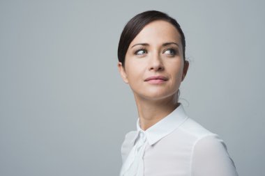 etkileyici bir iş kadını