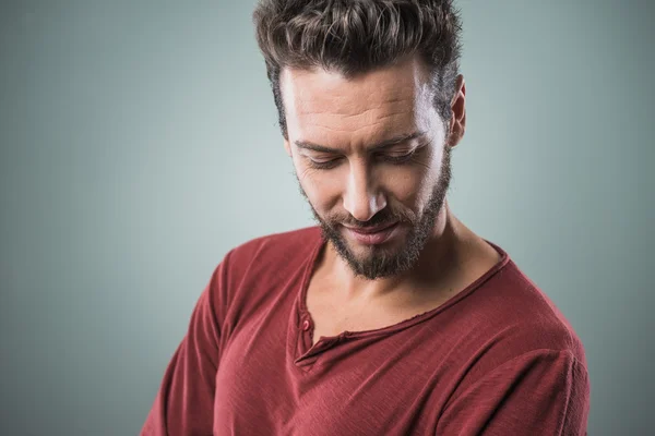 Cool expressive young man — Stock Photo, Image