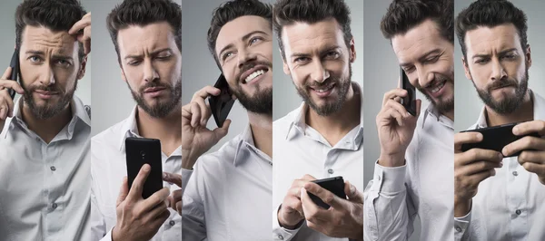 Businessman having a phone call — Stock Photo, Image