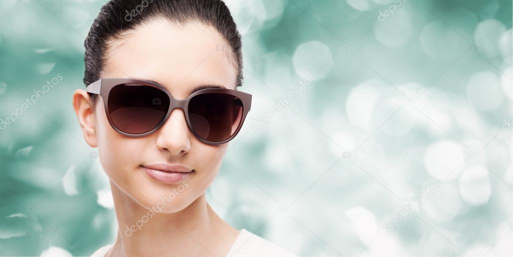 Model wearing sunglasses
