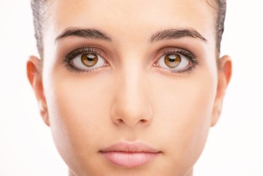 Temiz Cilt ile kadın portre