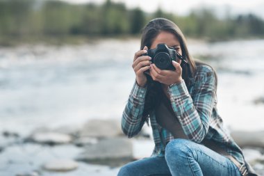 kadın fotoğrafçı çekim