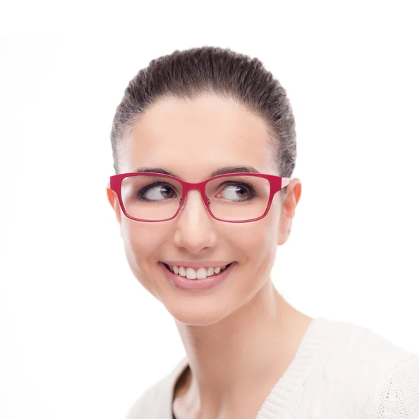 Model stijlvolle bril — Stockfoto