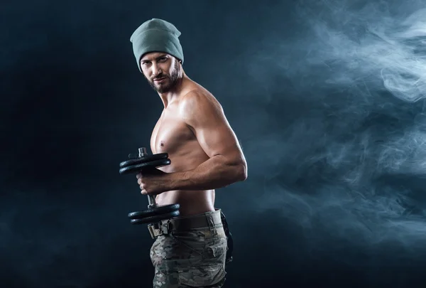 Cool attractive man  working out — Stock Fotó