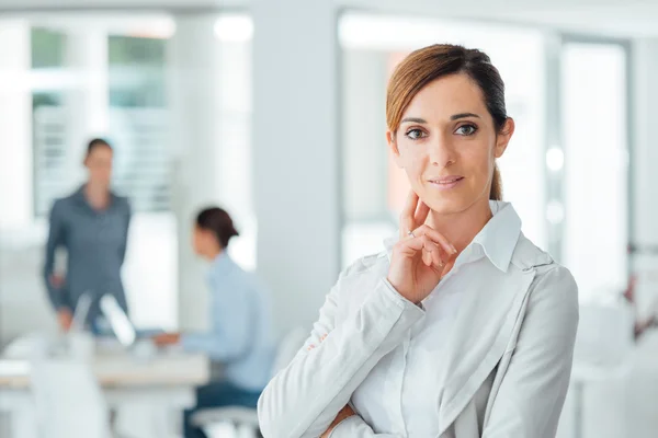 Unternehmerin posiert — Stockfoto