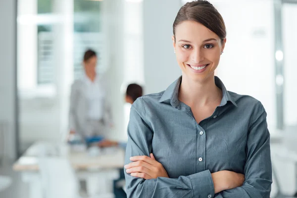 Office worker posing — Stock Photo, Image