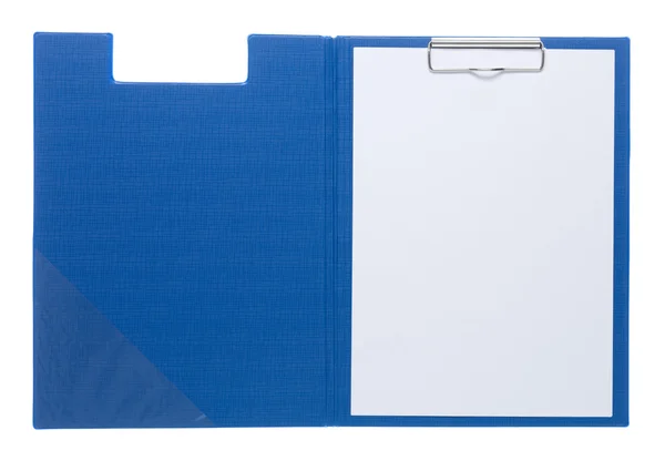 Clipboard with blank sheet — Stock Photo, Image