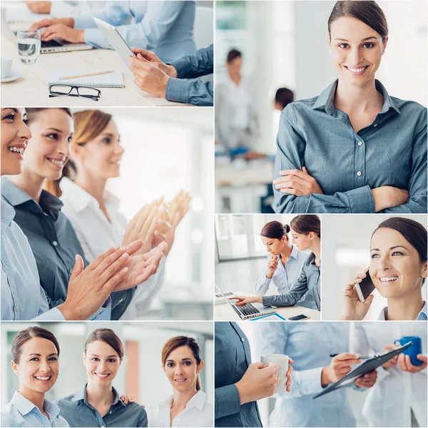 Equipe de mulheres de negócios — Fotografia de Stock