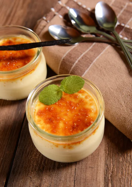 Dolci alla creme brulee — Foto Stock