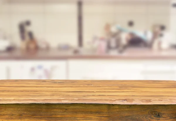 Empty wooden table — Stock Photo, Image