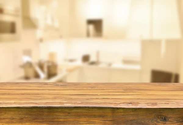 Empty wooden table — Stock Photo, Image