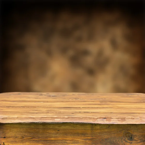 Empty wooden table — Stock Photo, Image